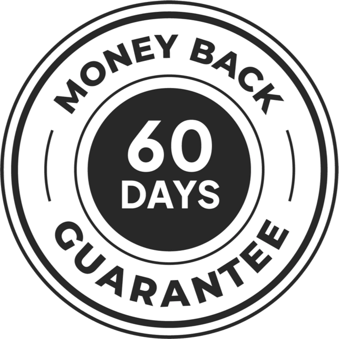 Nervyvia 60-Day Money Back Guarantee Badge